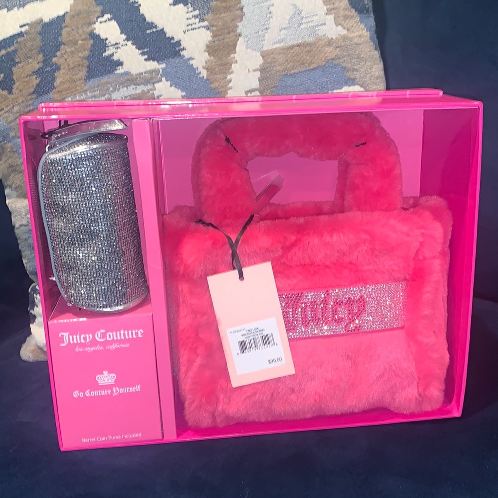 Juicy couture little fur bag💖💖💖💖💖